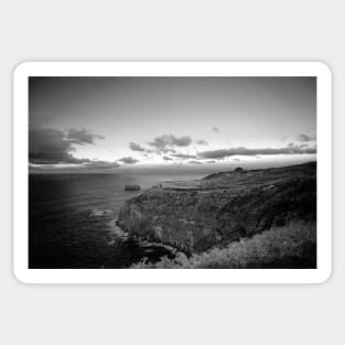 Coastal landscape in Azores Sticker